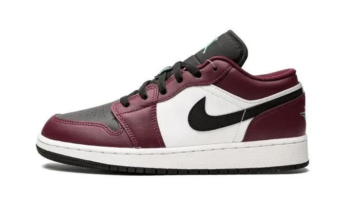 Air Jordan 1 Low SE Dark Beetroot Black Roma Green