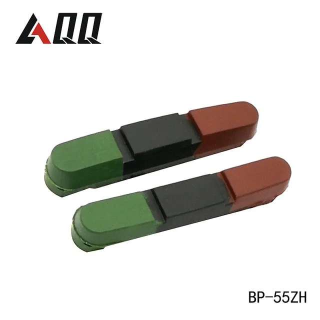 AQQ 1 Pair Road Bicycle Brake Pads V  Shoes Rubber Blocks Durable Cycling Accessories