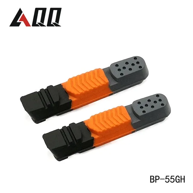 AQQ 1 Pair Road Bicycle Brake Pads V  Shoes Rubber Blocks Durable Cycling Accessories