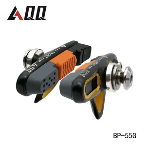 AQQ 1 Pair Road Bicycle Brake Pads V  Shoes Rubber Blocks Durable Cycling Accessories