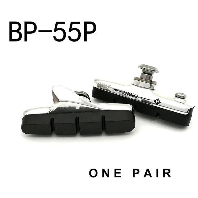 AQQ 1 Pair Road Bicycle Brake Pads V  Shoes Rubber Blocks Durable Cycling Accessories