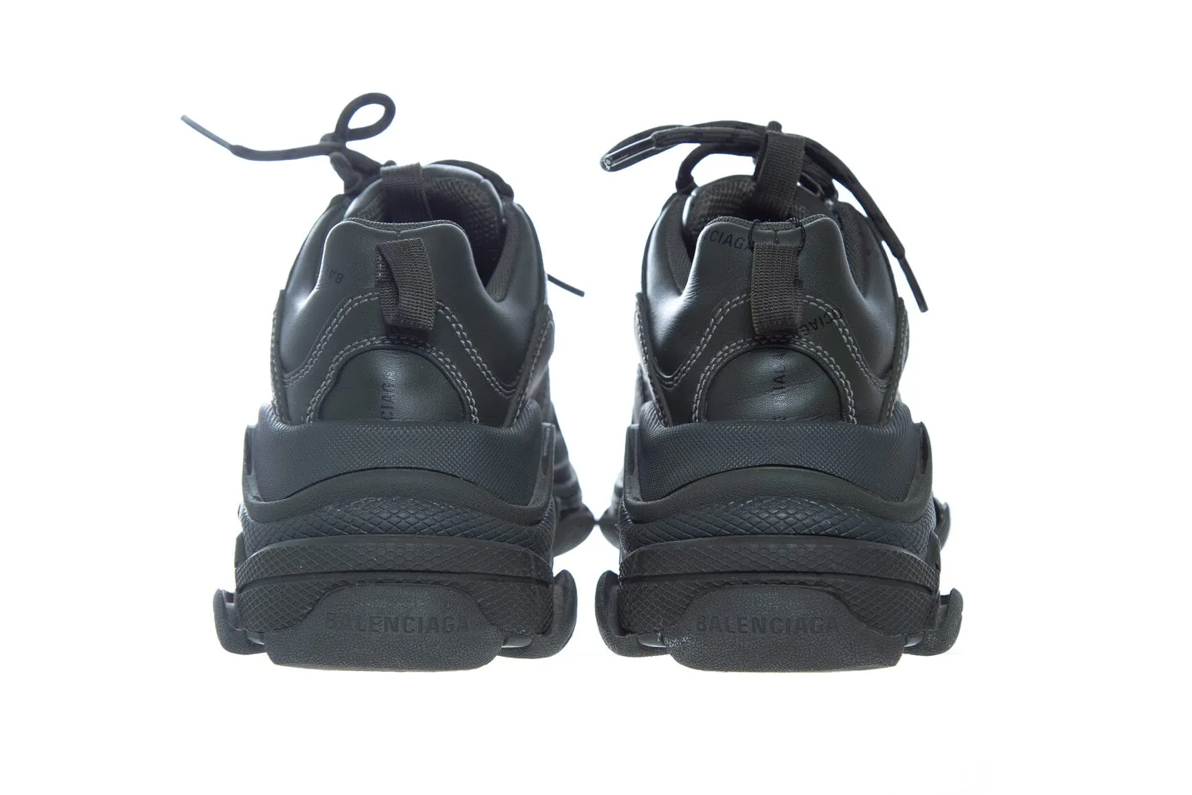 Balenciaga Green Platform Triple S Sneakers SZ 7