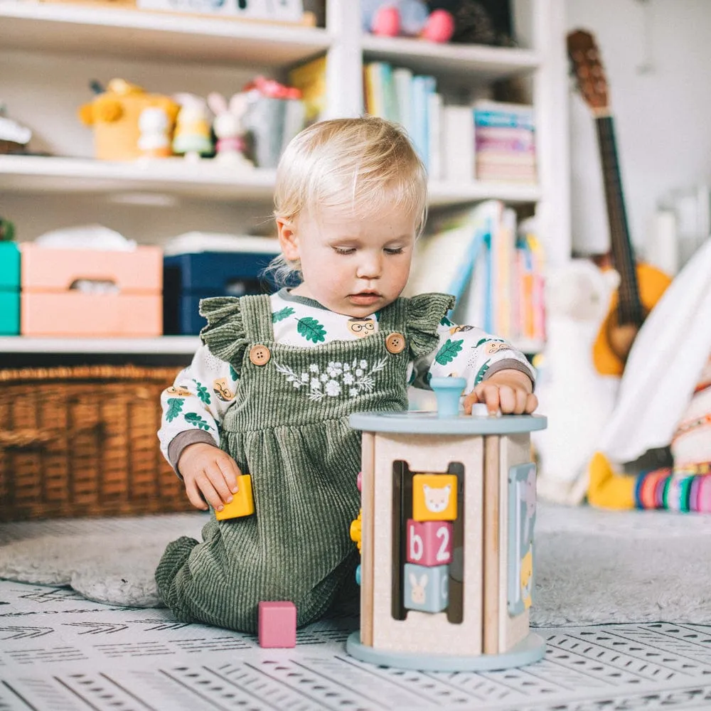 Bigjigs Toys Sustainable Wooden Rolling Activity Centre