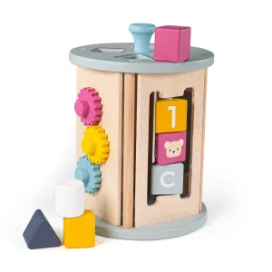 Bigjigs Toys Sustainable Wooden Rolling Activity Centre