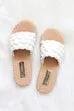 Braided Woven Espadrille Sandals Slides