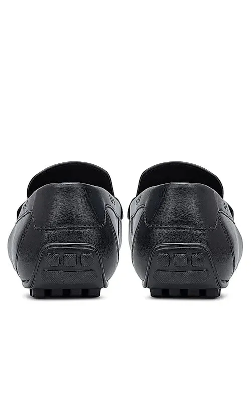 Brown Plain Leather Moccasins