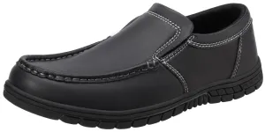 CAMEL CROWN Mens Slip On Loafers Comfortabl Walking Shoes Casual Moc Toe Lightweight Loafer Lace Up Office Dress Shoes Black 10