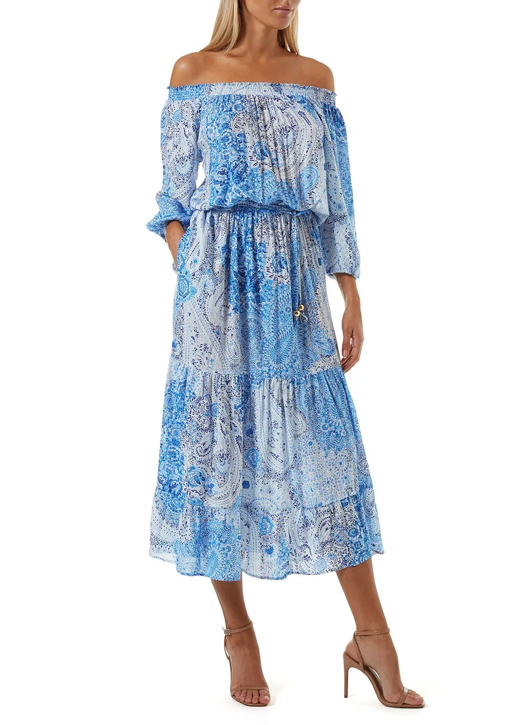 Condor Blue Paisley Dress