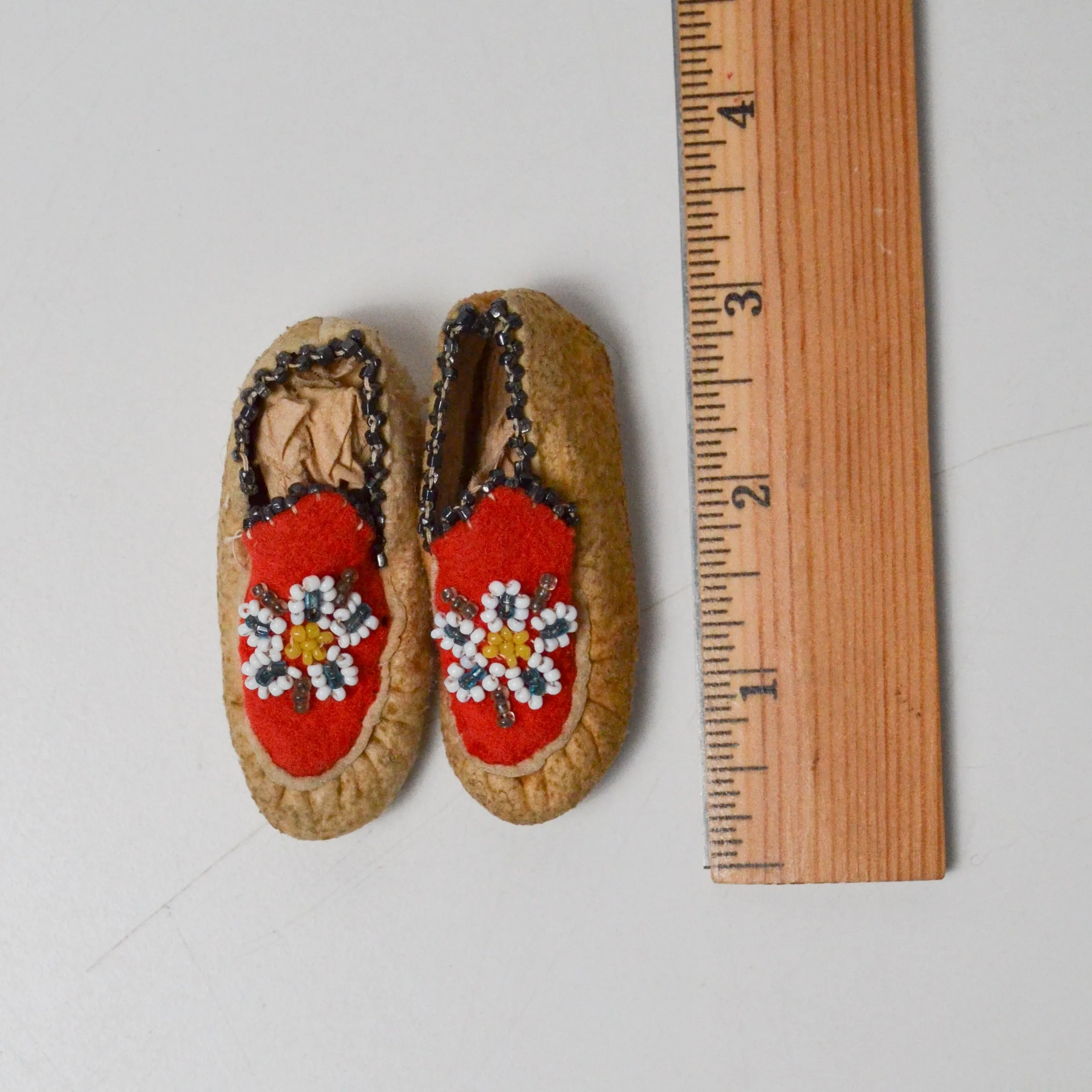 Floral Doll Moccasins