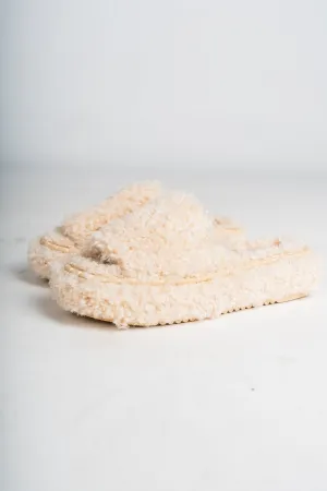 Frost fuzzy sandal natural