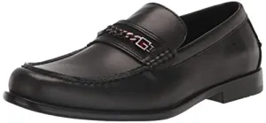 GUESS Men's CAMOX Loafer, Black 001, 7.5