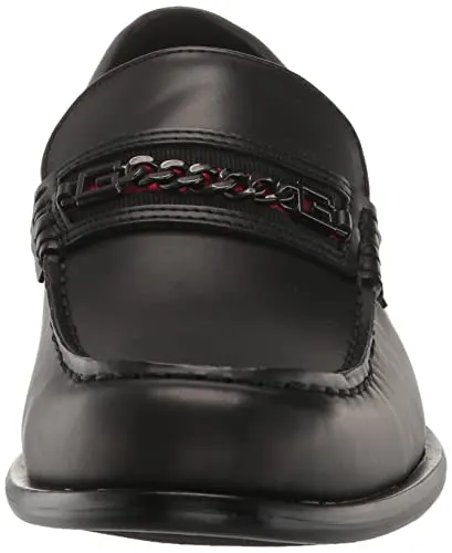 GUESS Men's CAMOX Loafer, Black 001, 7.5