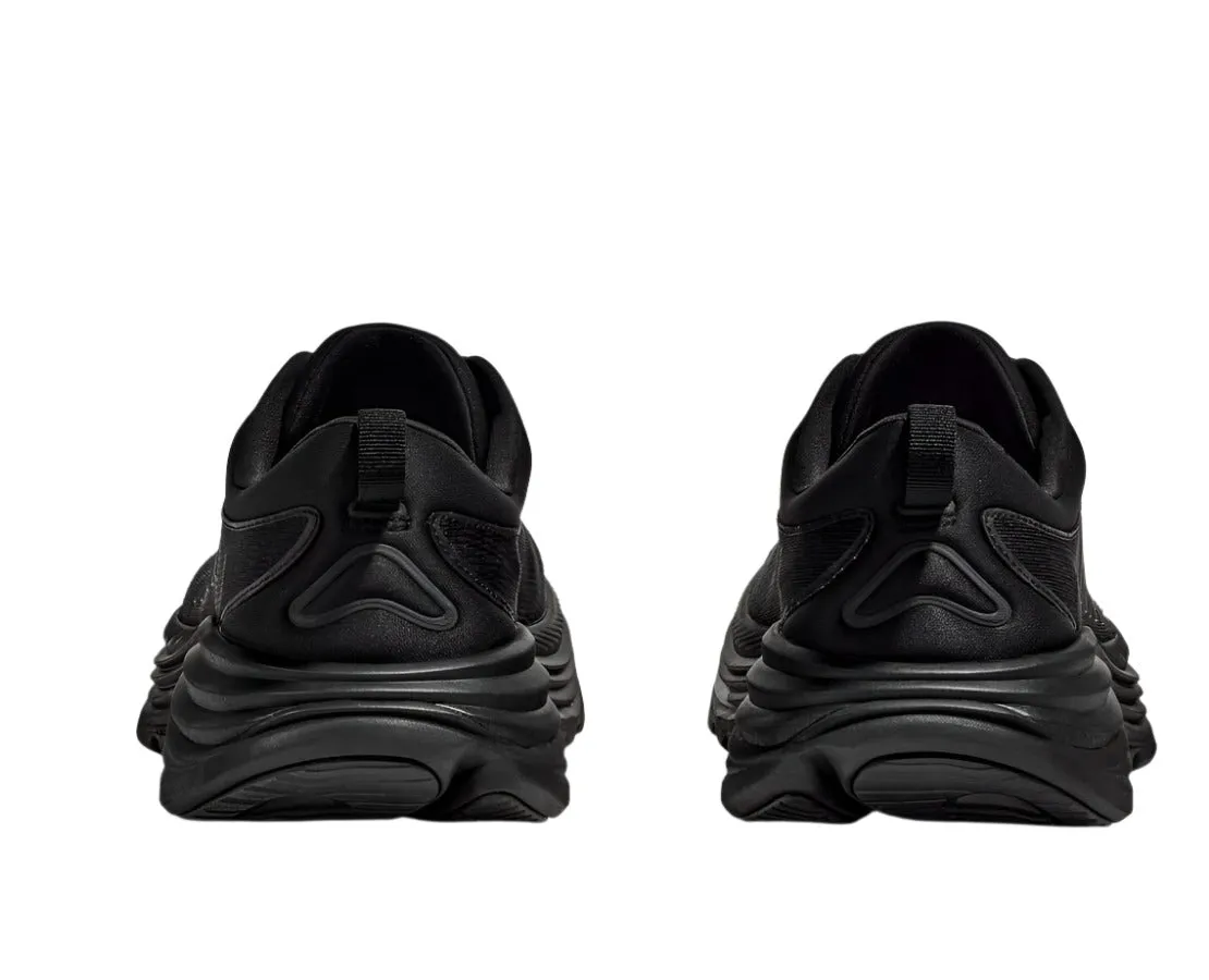 HOKA Women's Gaviota 5 Everyday Running Shoe - Black/Black