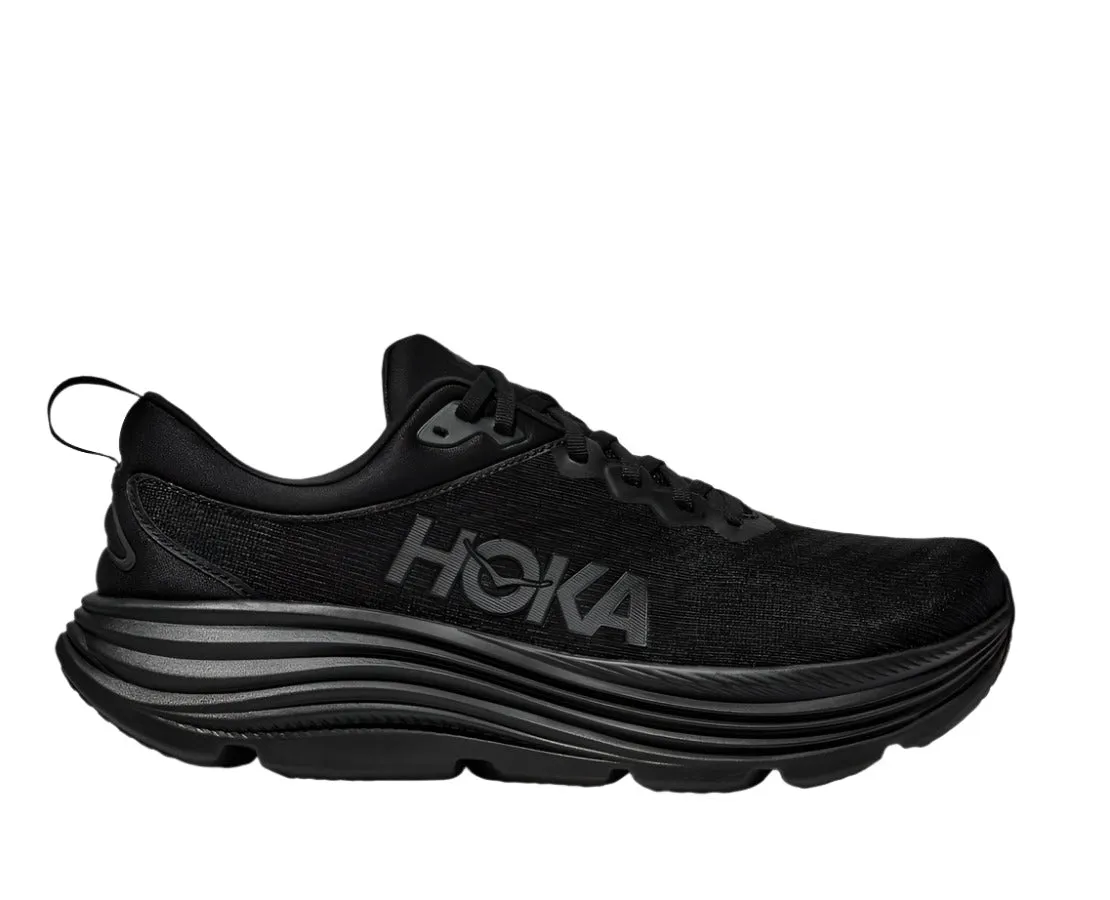 HOKA Women's Gaviota 5 Everyday Running Shoe - Black/Black