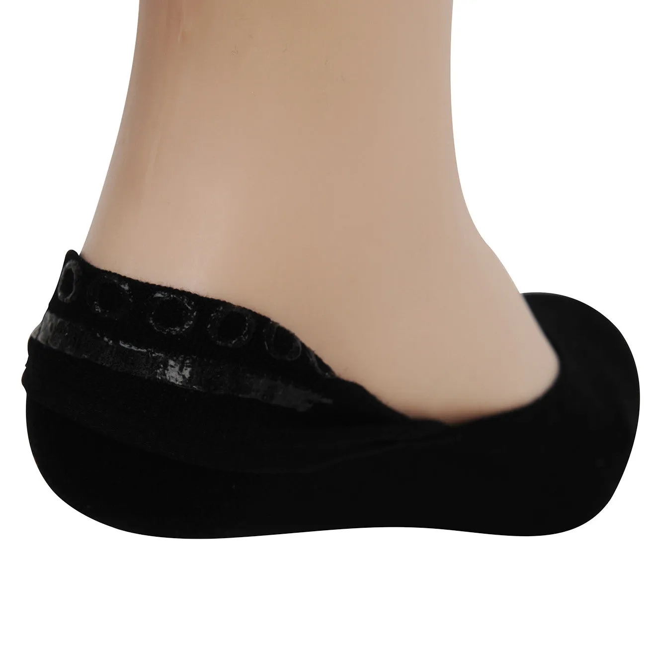 Mens Anti-Slip No Show Socks