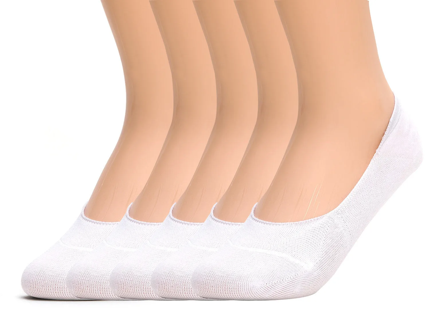 Mens Anti-Slip No Show Socks