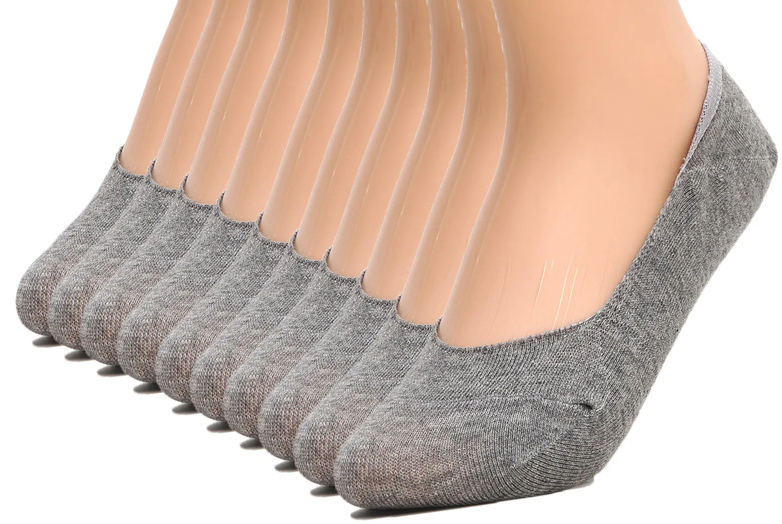 Mens Anti-Slip No Show Socks