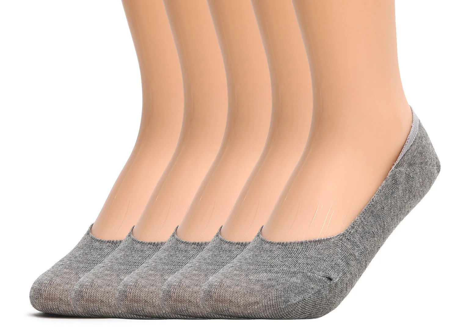Mens Anti-Slip No Show Socks