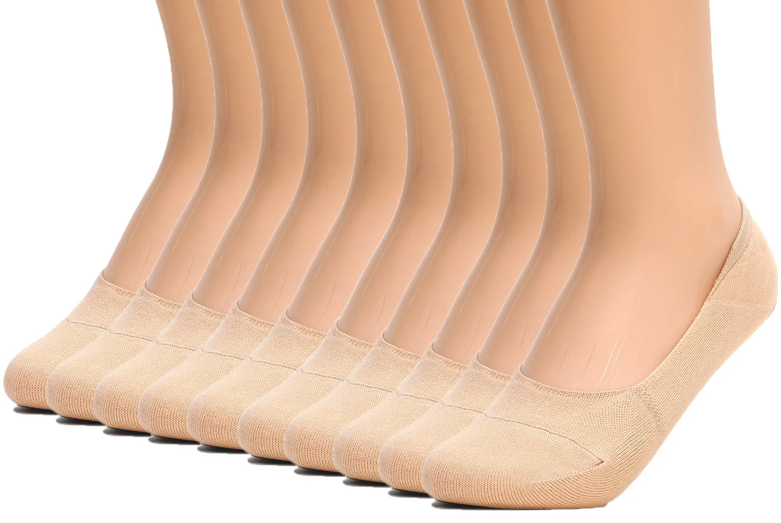 Mens Anti-Slip No Show Socks