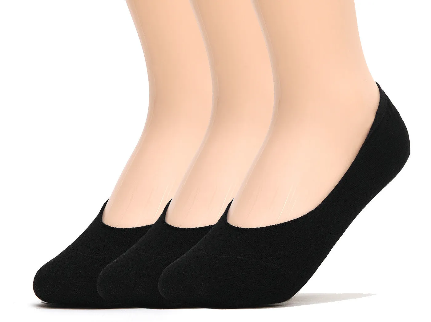 Mens Anti-Slip No Show Socks