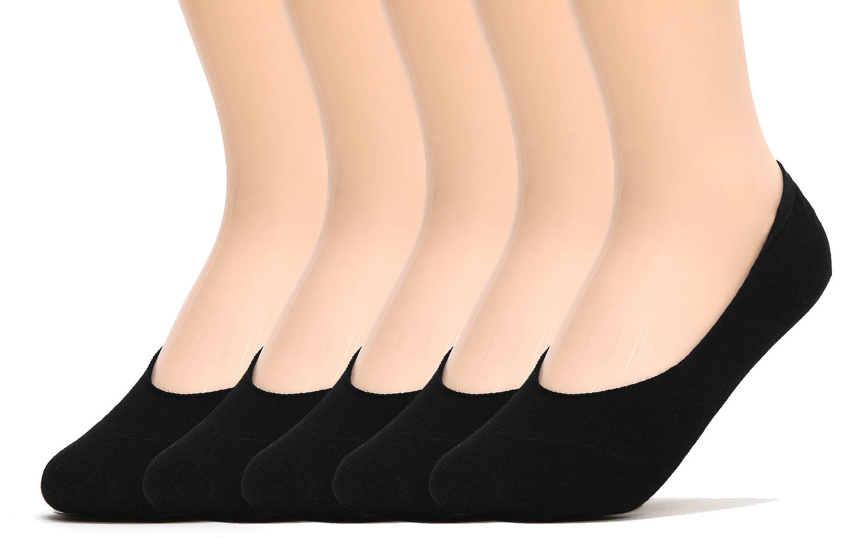 Mens Anti-Slip No Show Socks
