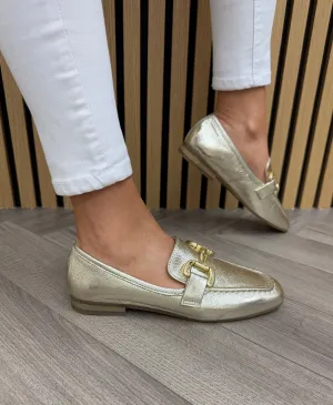 MJUS (SS25) T85120 Metallic Loafer - Platino (MJ8)
