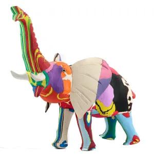 Recycled Flip Flop Elephant - 12"