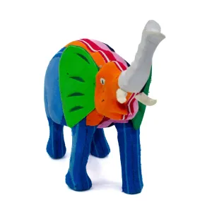 Recycled Flip Flop Elephant - 7"