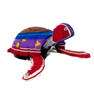 Recycled Flip Flop Turtle- 6"