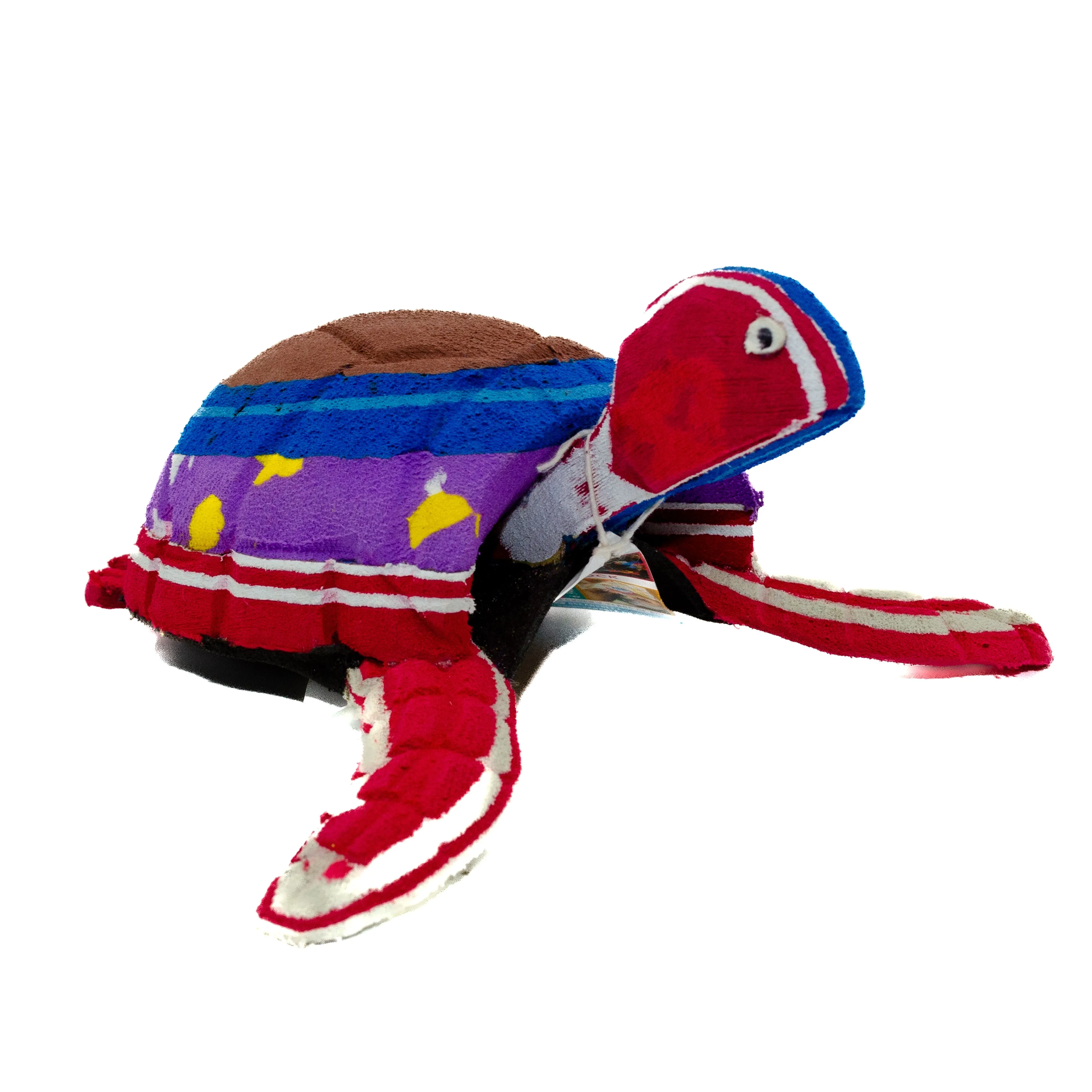 Recycled Flip Flop Turtle- 6"