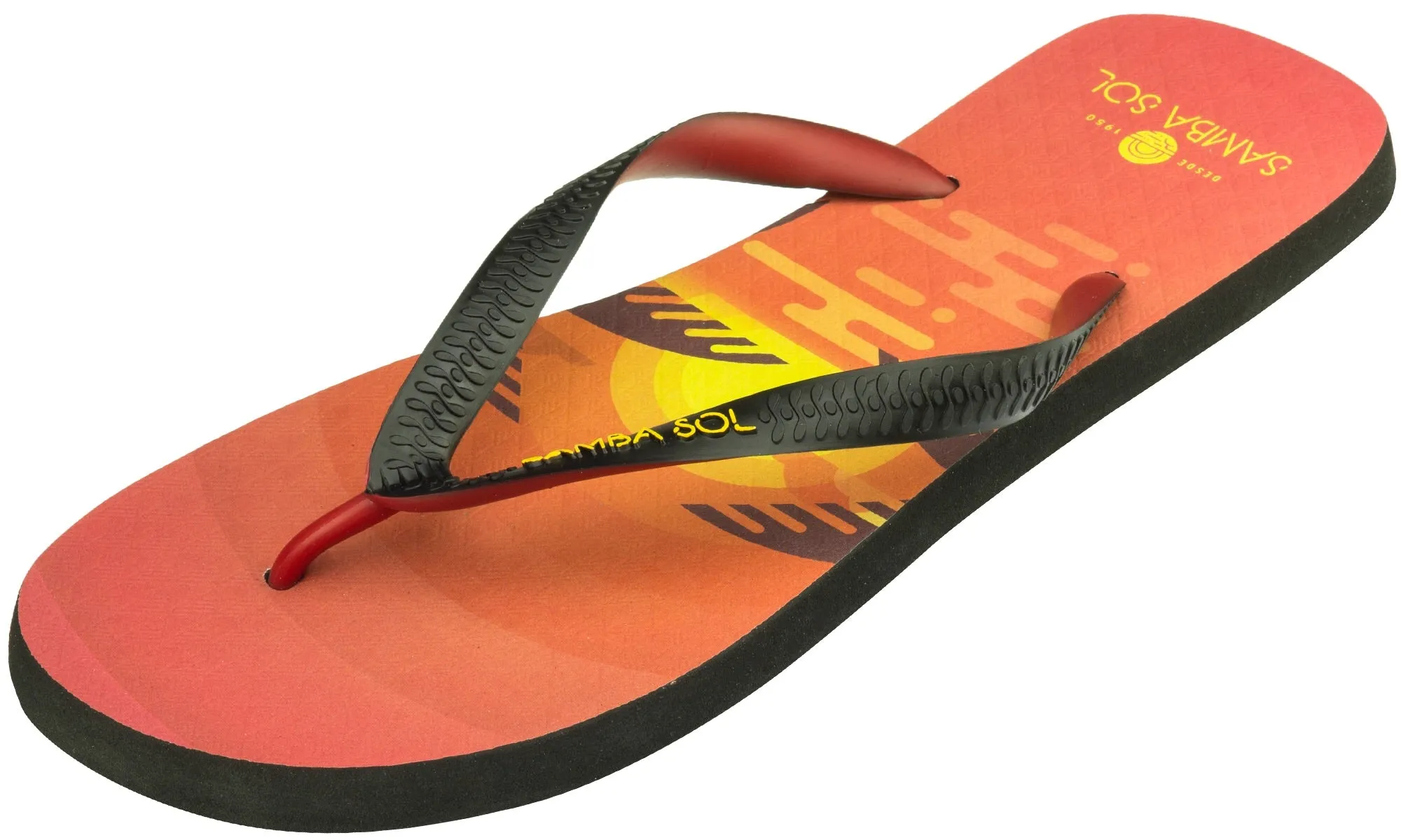 Samba Sol Men’s Beach Collection Flip Flops - Sunset