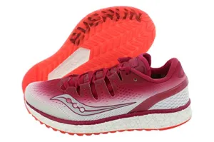 Saucony Womens Freedom ISO Running Sneaker Shoes, Berry/White, US 10 6