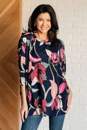Sew In Love Float On Floral Top