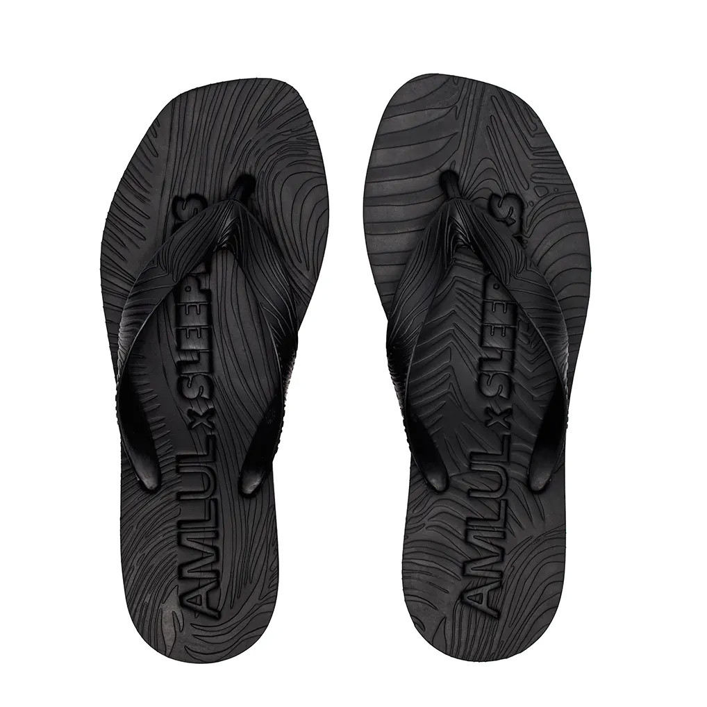Sleepers x Amlul Black Flip Flop