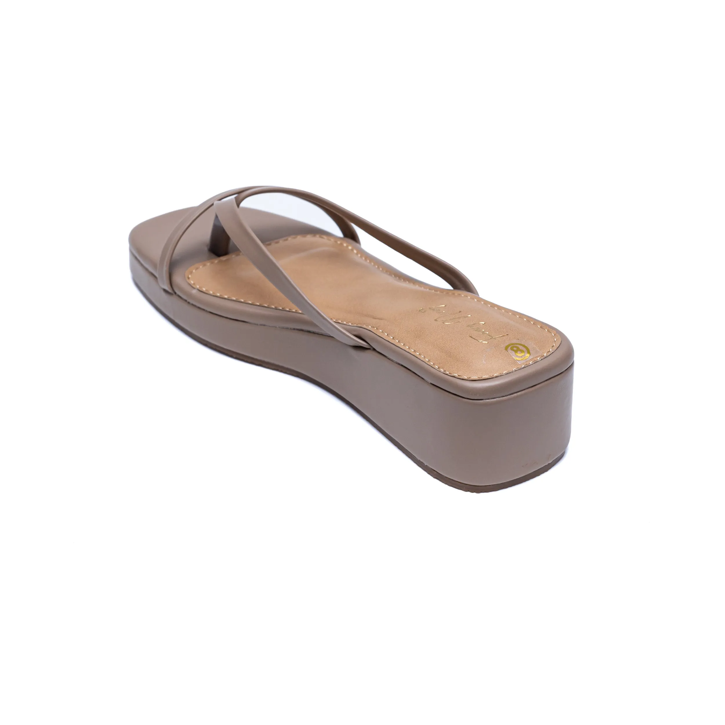 Strappy Platforms - Beige
