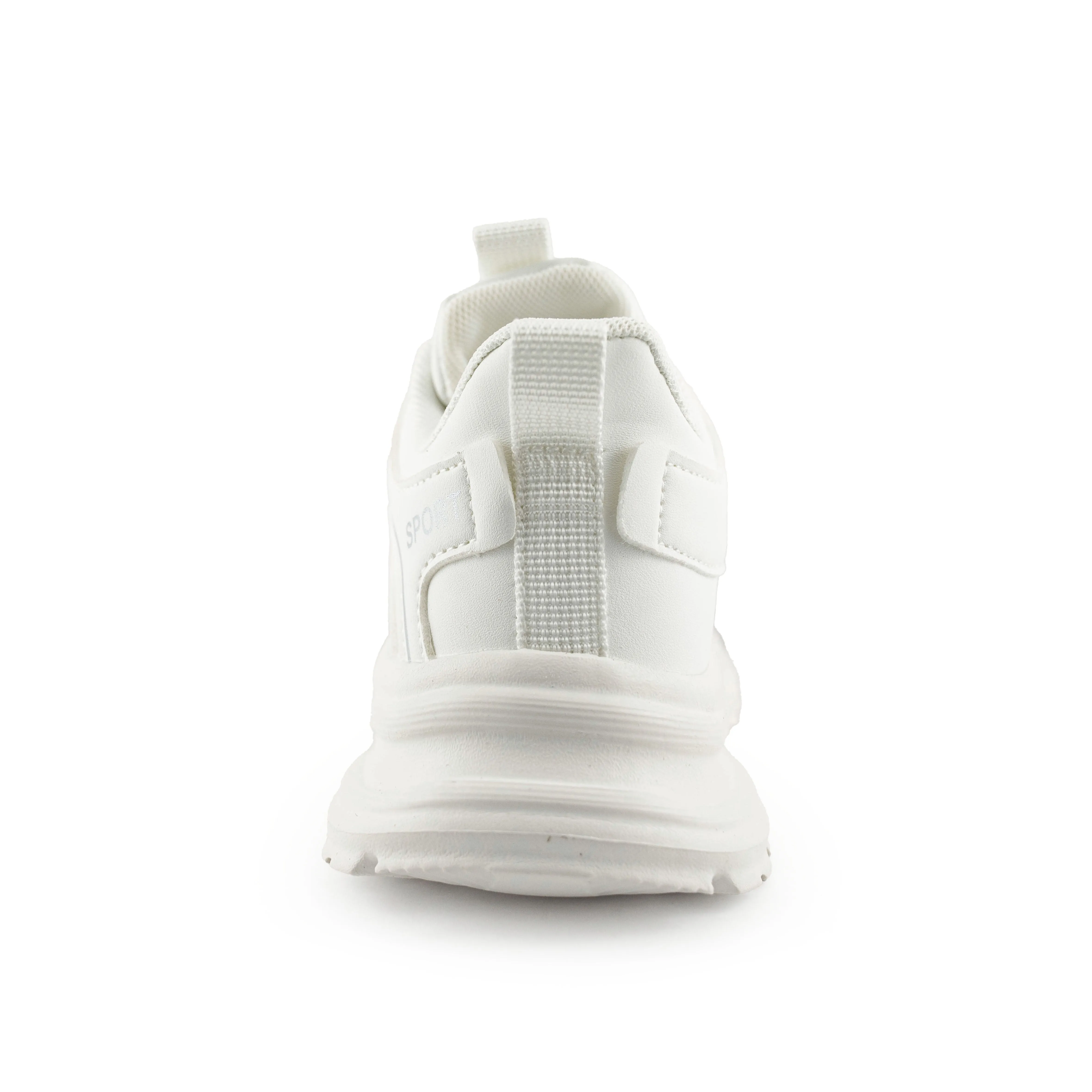 Youth Unsex Rotary buckle Sneakers - A28666 White
